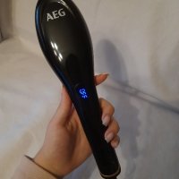 НОВА електрическа четка за изправяне на коса AEG, снимка 6 - Аксесоари за коса - 43259449
