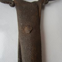Поне 100-годишна голяма кована ножица - 1, снимка 6 - Антикварни и старинни предмети - 28975039