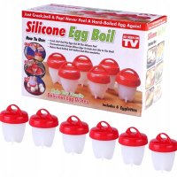 Силиконови формички за варене на яйца , снимка 1 - Други стоки за дома - 43667063