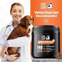 Храносмилателна добавка за кучета, пре и пробиотици, без ГМО, веган - 140 дъвки , снимка 8 - За кучета - 44086644