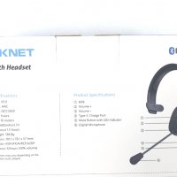 слушалки Bluetooth с микрофон, USB, TECKNET, внос от Германия, снимка 6 - Слушалки, hands-free - 34847302
