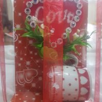 Комплект сърце + чаша подарък за евтин подарък за скъп човек, снимка 1 - Декорация за дома - 27282035