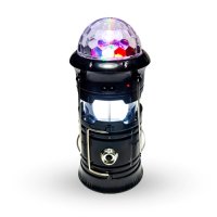 Лампа за къмпинг с батерия и диско топка за парти Digital One SP00410 SX-6888T -3 режима на светене, снимка 1 - Друга електроника - 37024320