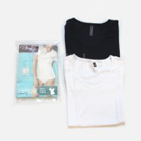  Playtex черни,бели 100%/97% памучни потници,тениски и блузи на едро памучен потник памучна тениска, снимка 3 - Тениски - 33315603