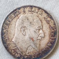 Сребърна монета 2 лева 1910г. Царство България Фердинанд първи 41427, снимка 8 - Нумизматика и бонистика - 43922638