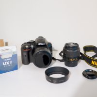 Фотоапарат NIKON D5300 18-55 VR II Kit, снимка 1 - Фотоапарати - 43975884