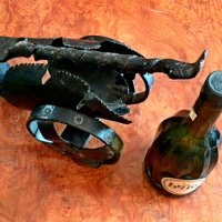 стойка за вино от ковано желязо, снимка 2 - Антикварни и старинни предмети - 28666119
