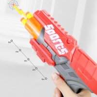 Детска играчка пистолет с леки и меки патрони, снимка 4 - Други - 43216123