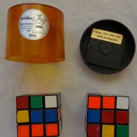 Оригинално Унгарско кубче Рубик Rubiks CUBE tm два броя употребявани, снимка 10 - Колекции - 36850358