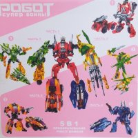 Серия роботи Трансформърс 5в1 (Transformers), снимка 2 - Фигурки - 40388480
