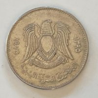 100 дирхама 1975 Либия, снимка 2 - Нумизматика и бонистика - 39209202