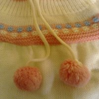 Продавам изгодно нови плетени бебешки дрехи , снимка 3 - Жилетки и елечета за бебе - 28157945