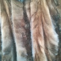 Ново кожено палто от цели норки, размер 44 -46: дължина 110см., снимка 4 - Палта, манта - 43895365