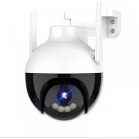 6 Mpx Ultra HD, iCSee SPHERE 4LED WiFi безжична IP камера с нощно виждане, 360°, снимка 1 - IP камери - 42935411