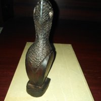 Стара дървена статуетка, снимка 3 - Статуетки - 43351708