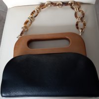 Чанта от Lucy с дървени дръжки, снимка 3 - Чанти - 37202942
