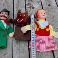 Стари кукли за куклен театър,Червената шапчица, снимка 4 - Антикварни и старинни предмети - 27063867