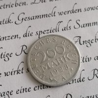 Райх монета - 200 марки | 1923г.; серия A, снимка 1 - Нумизматика и бонистика - 43154056