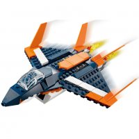 LEGO Creator Свръхзвуков самолет 31126, снимка 3 - Конструктори - 39367776