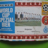 Снимка върху бира на отбора на Световното първенство по футбол в Мексико 1970, снимка 1 - Фен артикули - 33148851