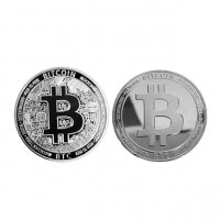 Биткойн монета ЦПУ / Bitcoin CPU ( BTC ) - Silver, снимка 1 - Нумизматика и бонистика - 39152163