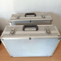 2 броя алуминиеви куфари, снимка 3 - Куфари с инструменти - 44912674