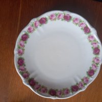  красива  антикварна  чиния Бавария  и захарница , снимка 1 - Чинии - 39452259