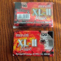 MAXELL XL-II90,120, снимка 2 - Аудио касети - 43380890