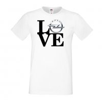 Мъжка тениска OPEL LOVE, снимка 1 - Тениски - 32616073