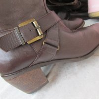 тексаски хард високи ботуши  LAVORAZIONE ARTIGIANA® Boots original,100% висококачествена кожа, 40-41, снимка 13 - Дамски ботуши - 35285756