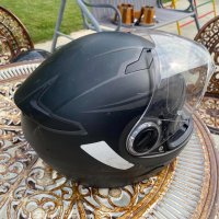 franzandesign scorpio helmet Italia каска за мотоциклет / мотор OPEN face с очила   -цена 100 лв - с, снимка 4 - Аксесоари и консумативи - 40730736