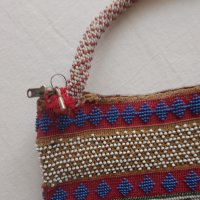 Стара дамски чанта от мъниста ръчно изработена , снимка 9 - Други ценни предмети - 40812366