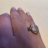 Сребърен пръстен (184), снимка 7 - Пръстени - 43051606