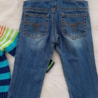 Пуловер и дънки за бебе 6-9 месеца, снимка 6 - Бебешки блузки - 34806562