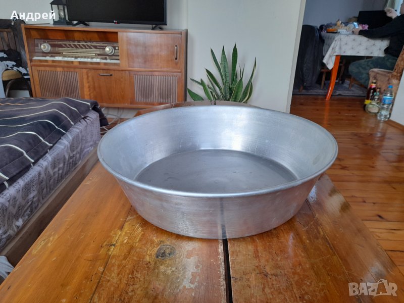 Стара алуминиева тава,тепсия #4, снимка 1