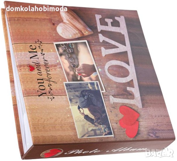 фотоалбумс 200 места за снимки 10x15см. 22x22,5 см, снимка 1