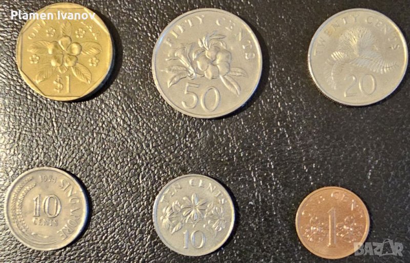 Продавам Стари монети от Сингапур в добро състояние., снимка 1