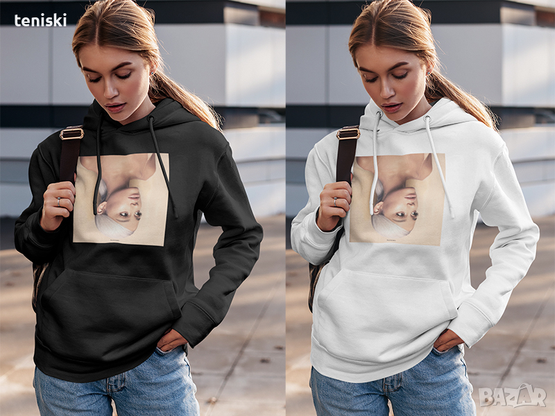  Качествени Суичъри Ariana Grande Ариана Гранде принт Дамски и детски, снимка 1