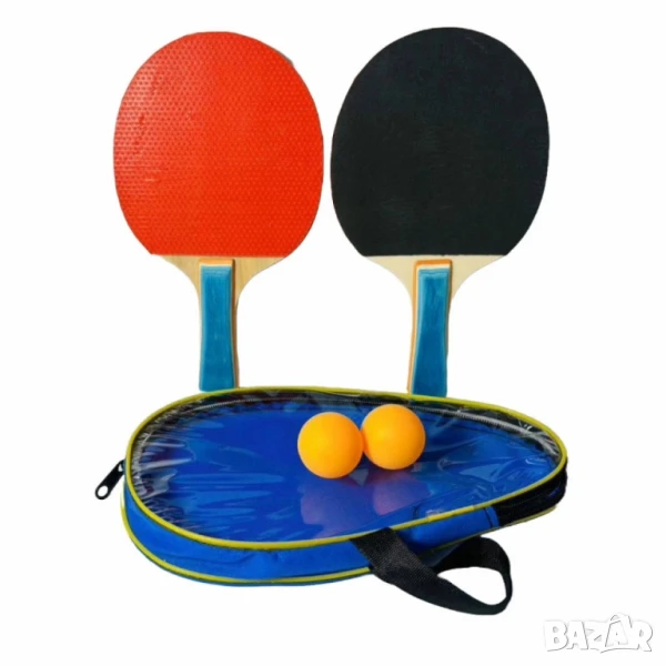 Комплект хилки и топчета за тенис на маса, снимка 1