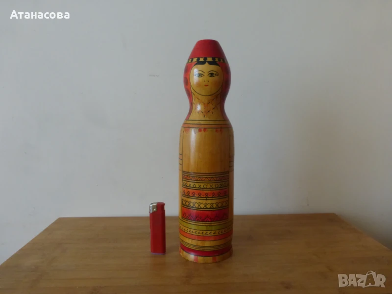 Матрьошка за бутилка водка СССР 1976 г, снимка 1