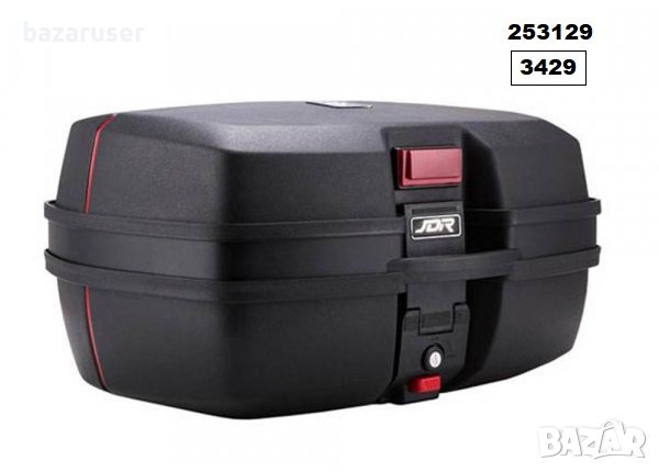 Куфар за мотор скутер двоен 32 литра A3429, снимка 1