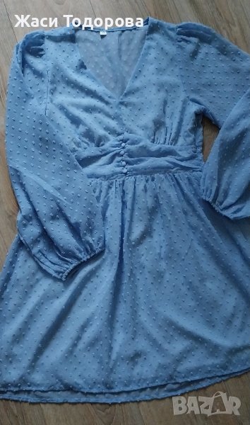 Нова нежно синя рокля , снимка 1