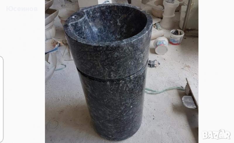 Мивка от естествен сив мрамор , снимка 1