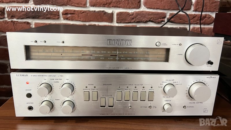 Комплект усилвател Luxman L-116 A + тунер Luxman T2, снимка 1