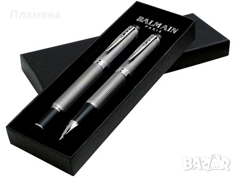 ЧИСТО Нов комплект писалка и химикал Balmain, снимка 1