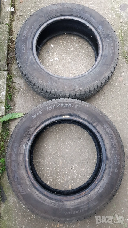 2 бр. зимни гуми Sava 195/65/15 , снимка 1
