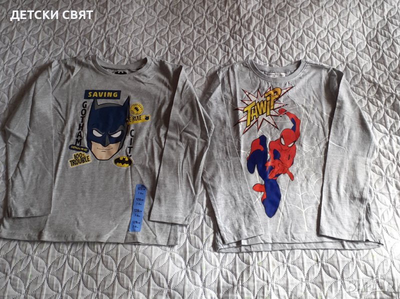 Нови блузи със Спайдърмен и Батман , снимка 1