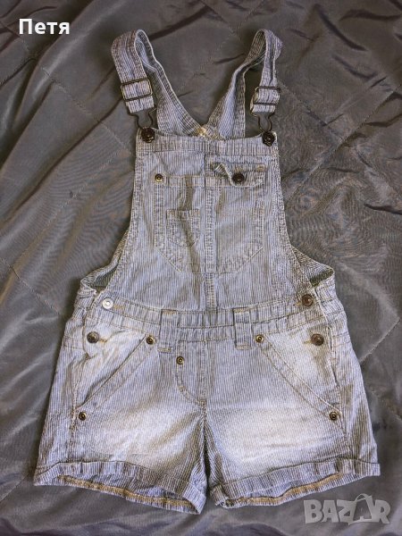 Benetton Детски дънков гащеризон, снимка 1
