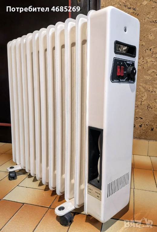 Маслен радиатор KOMFORT 12 ребра, снимка 1