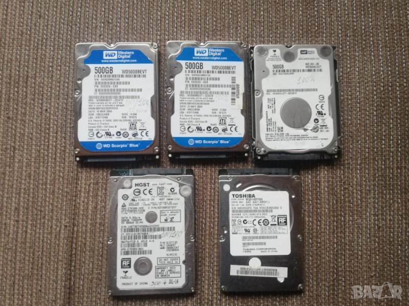 HDD 500GB хард диск 2.5" за лаптоп или преносима памет, снимка 1